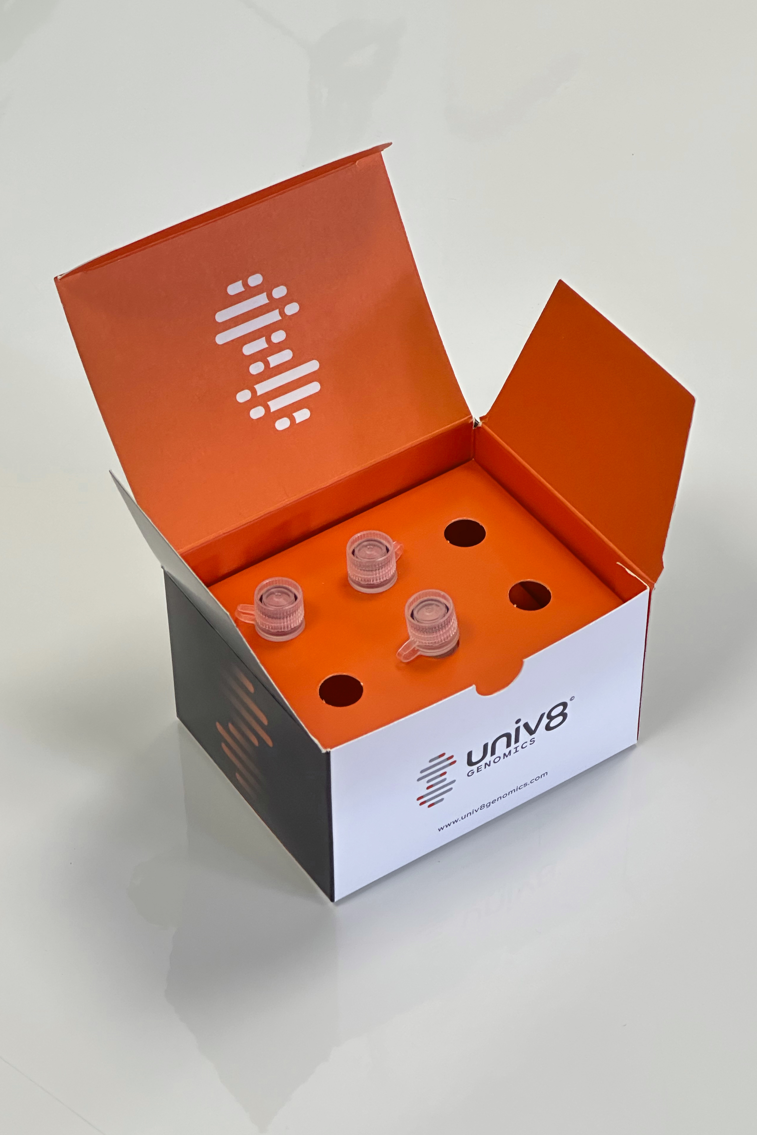 Genomics Testing Box Brand & Website Design for Univ8 Genomics spinout company NI
